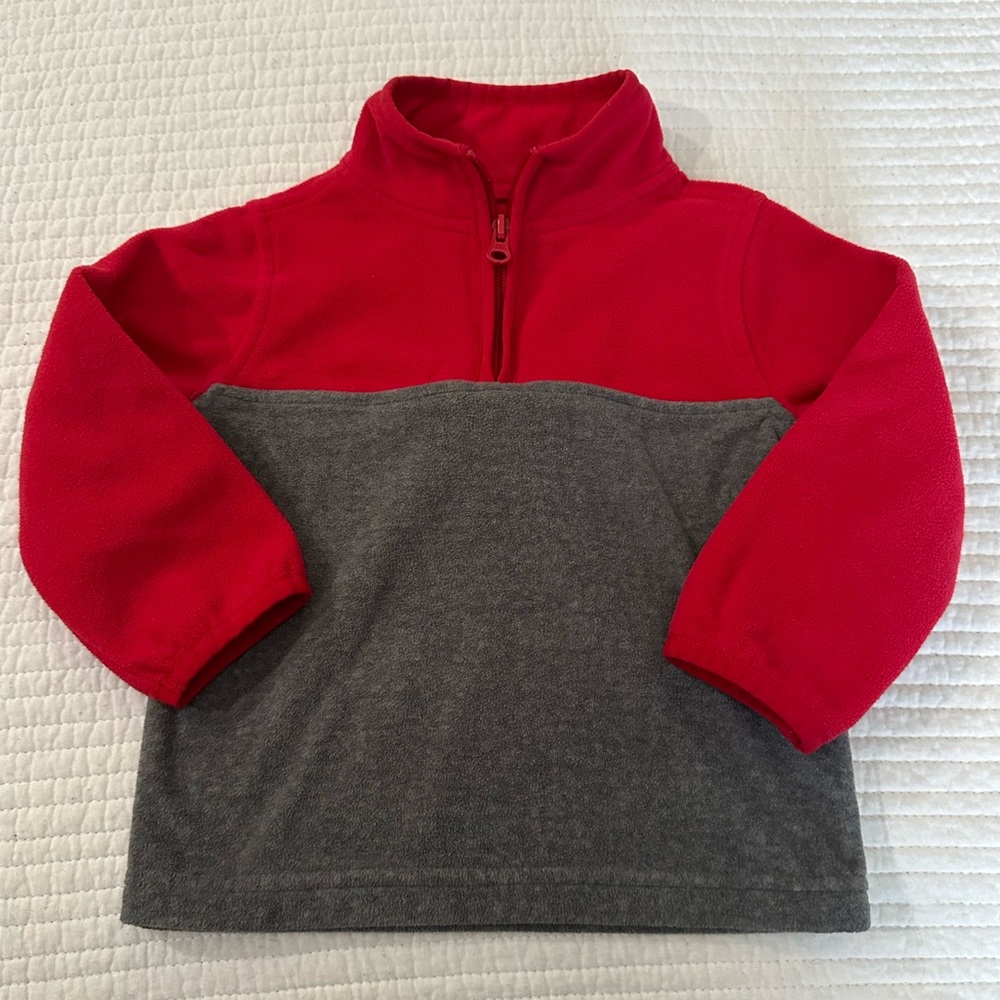 Osh Kosh zip neck pullover
